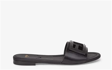 fendi kinderslippers zwart|Junior Slippers .